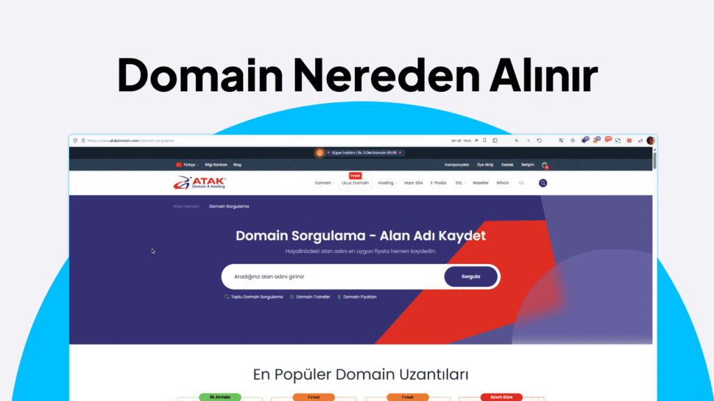 Domain Nereden Alınır